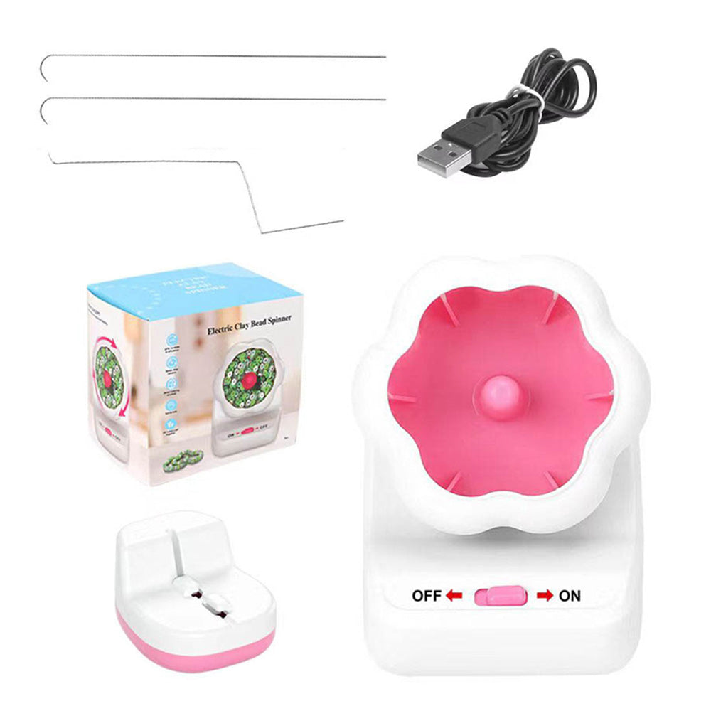 DIY Electric Bead Spinner for Jewelry Bracelets Making, Auto Clay Beads Bowl DIY Electric Bead Spinner for Jewelry Bracelets Making, Auto Clay Beads Bowl